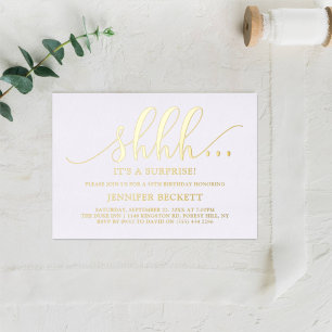 Elegant Any Age Surprise Birthday Party Real