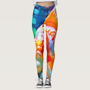 Elegant Aquarium Pet Fish Leggings