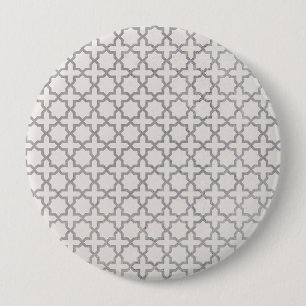 Elegant Arabesque Ornament 10 Cm Round Badge