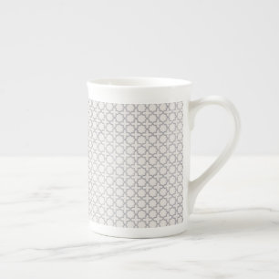 Elegant Arabesque Ornament Bone China Mug