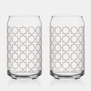 Elegant Arabesque Ornament Can Glass