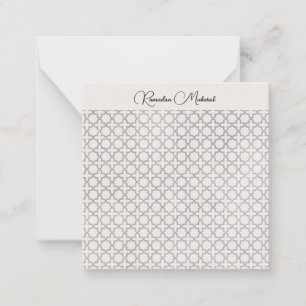 Elegant Arabesque Ornament Card