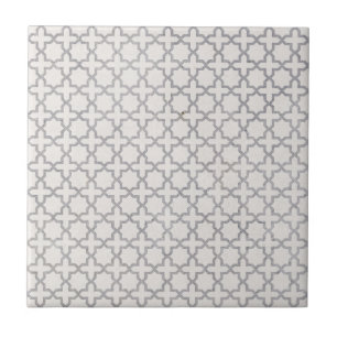 Elegant Arabesque Ornament Ceramic Tile