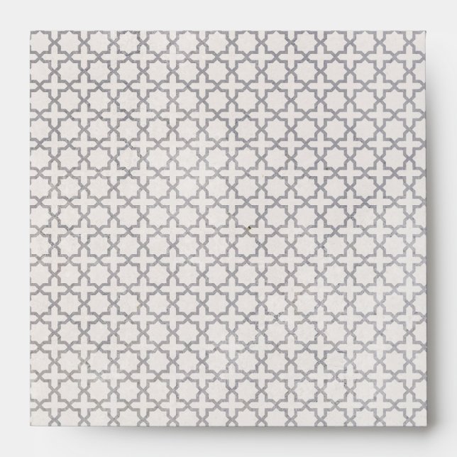 Elegant Arabesque Ornament Envelope (Front)