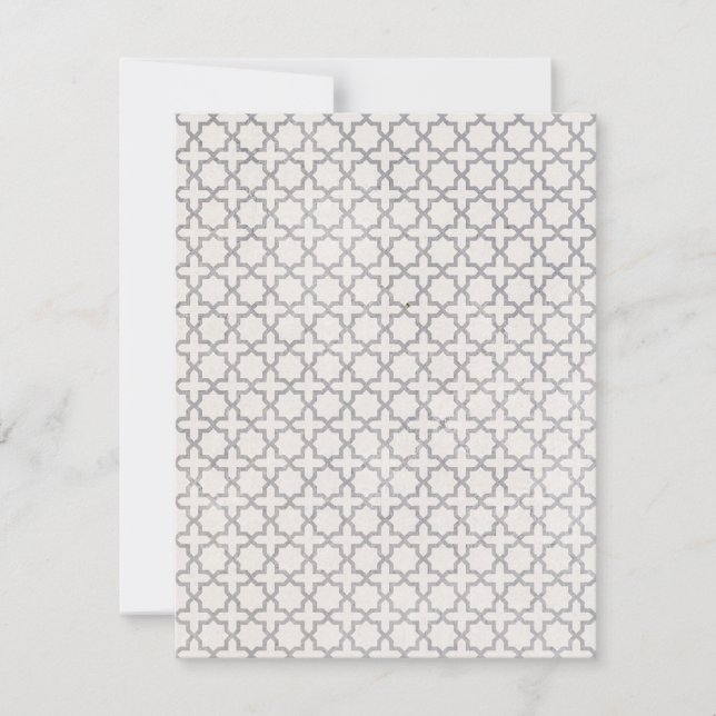 Elegant Arabesque Ornament Invitation (Front)