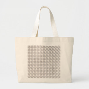 Elegant Arabesque Ornament Large Tote Bag
