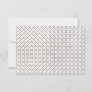 Elegant Arabesque Ornament Thank You Card