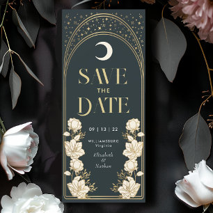 Elegant Arch Art Nouveau Save the Date Invitation