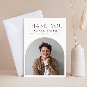 Elegant Arch Photo Maters Graduation Thank You Postcard