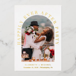 Elegant Arch Photo Wedding Reception