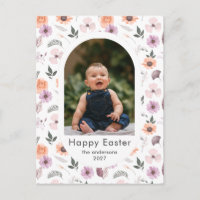 Elegant Arch Spring Floral Easter Family Photo