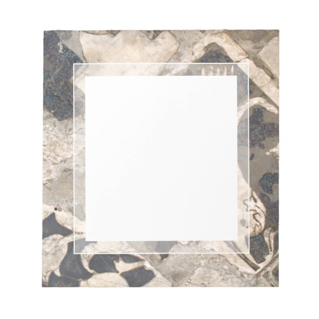 Elegant Architectural Antique Italian Marble Notepad (Front)