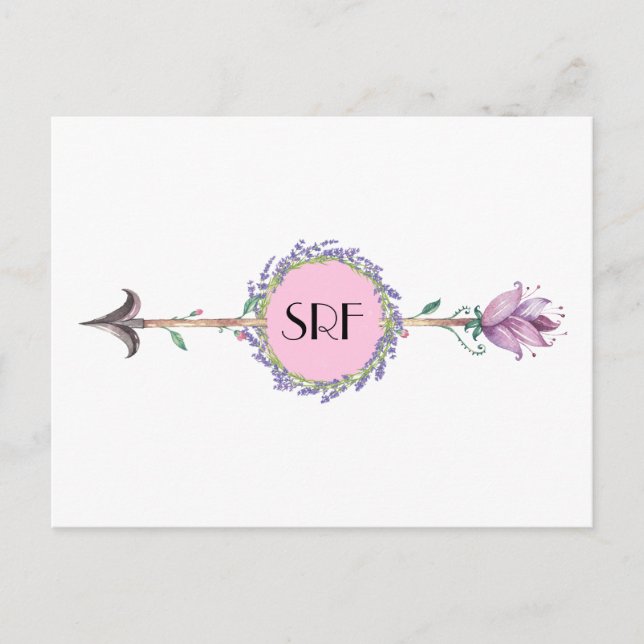 Elegant Arrow Postcard (Front)