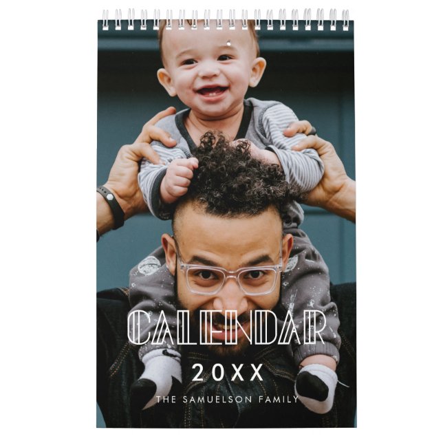 Elegant art deco 2023 photo calendar (Cover)