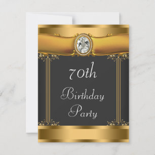 Elegant Art Deco Birthday Party Invitation