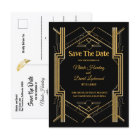 Elegant Art Deco Gatsby Save The Date