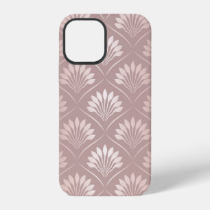 Elegant art deco gold lattice pattern iPhone 12 case