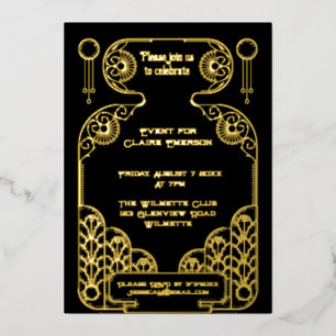 Elegant Art Deco ornate frame