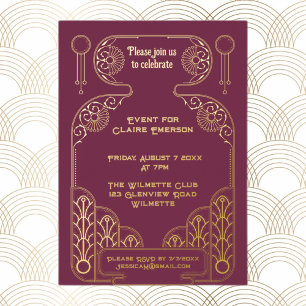 Elegant Art Deco ornate frame