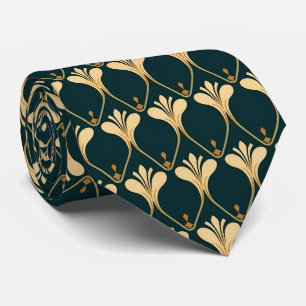 Elegant art deco pattern tiled  tie