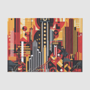 Elegant art deco pattern  tissue paper