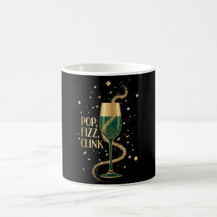  Elegant Art Deco Pop Fizz Clink   Gatsby Roaring  Coffee Mug