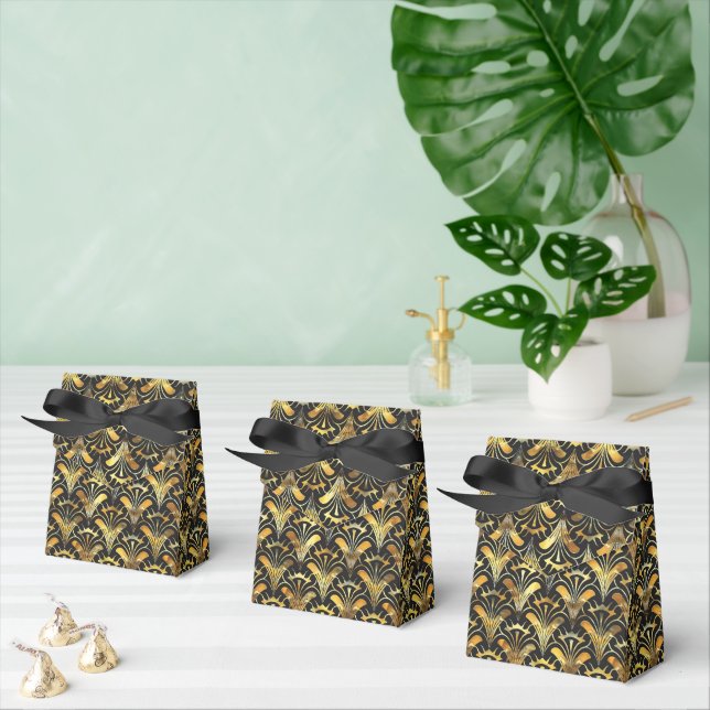 Elegant art deco tiled pattern  favour box (Multiple)