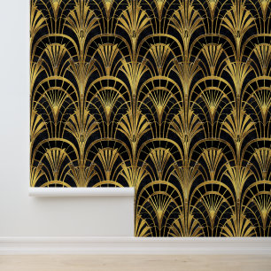 Elegant art deco tiled pattern  wallpaper