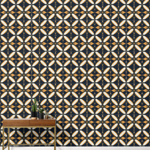 elegant art Deco tiled pattern Wallpaper
