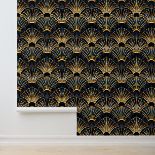Elegant art deco tiled pattern  wallpaper