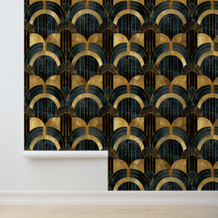 Elegant art deco tiled pattern  wallpaper