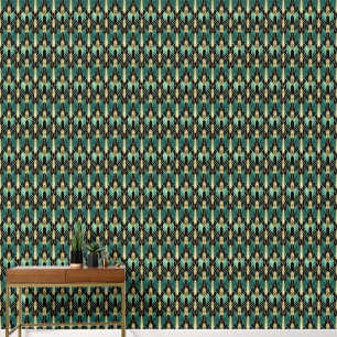 elegant art Deco tiled pattern Wallpaper 