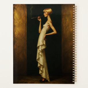 Elegant Art Deco Woman Vintage Glamour Portrait Planner