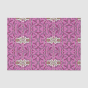 Elegant Art Nouveau Pink and Purple Tissue Paper
