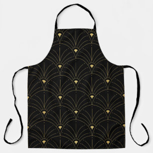 Elegant art nouveau seamless pattern. Abstract min Apron