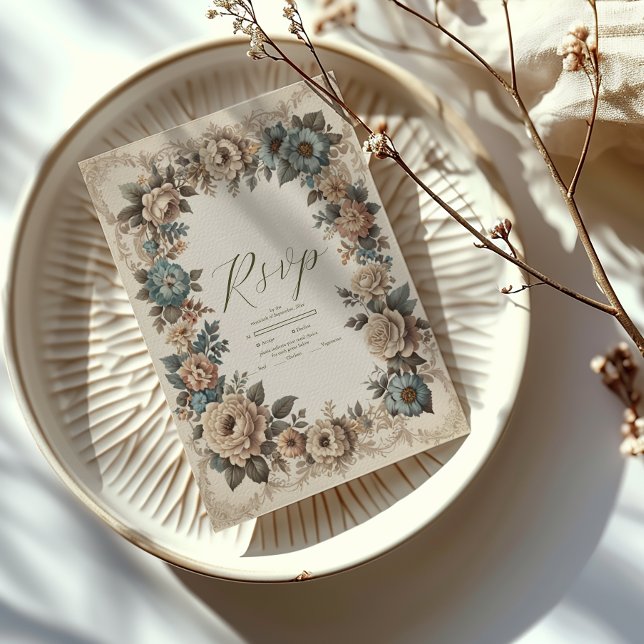 Elegant Art Nouveau Wedding Invitation (Creator Uploaded)