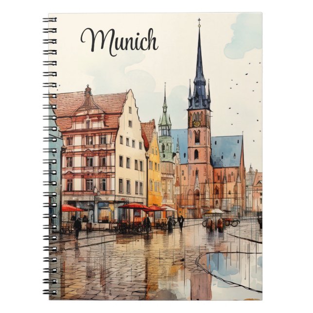 Elegant Art of Germany’s Iconic City Notebook (Front)
