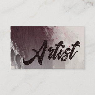 Elegant Artist Business Card
