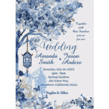 Elegant Asian-Inspired Romantic Wedding Invitation