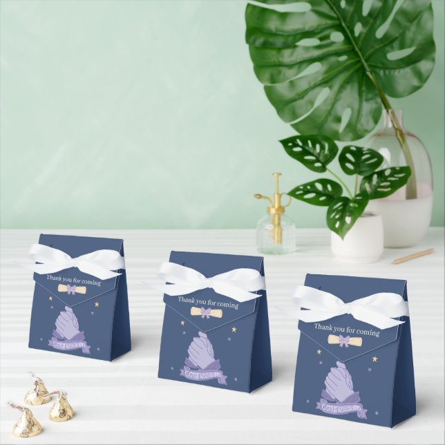 Elegant ASL Graduation Favour Box (Multiple)