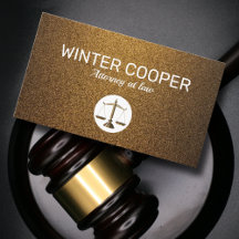 Elegant attorney at law copper gold professional