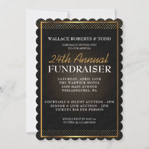 Elegant Auction Corporate Gala Fundraiser Invite