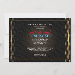 Elegant Auction Corporate Gala Fundraiser Invite