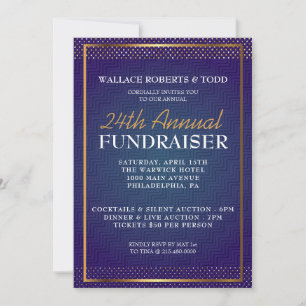 Elegant Auction Corporate Gala Fundraiser Invite