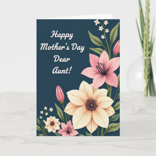 Elegant Aunts Day Greeting Card