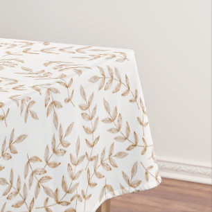 Elegant Autumn Leaf Thanksgiving Tablecloth