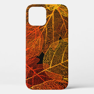 Elegant Autumn Leaves iPhone 12 Pro Case