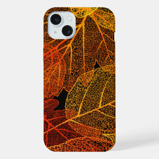 Elegant Autumn Leaves iPhone 15 Plus Case