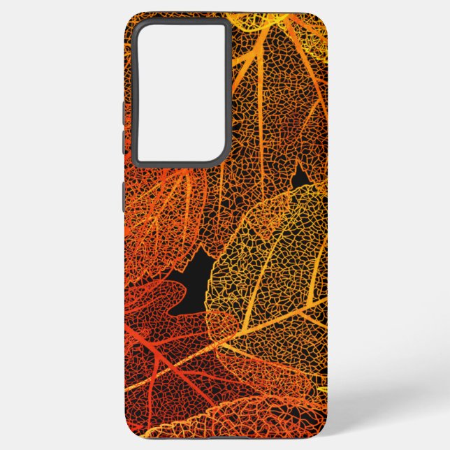Elegant Autumn Leaves   Samsung Galaxy S21+ Case (Back)