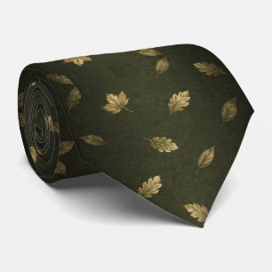 Elegant Autumn Pattern Tie